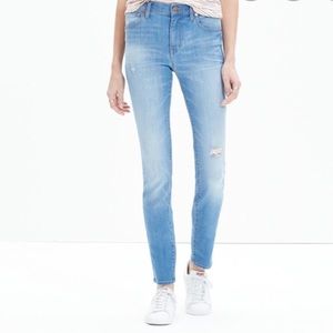 Madewell High Rise Crop Skinny Jeans
